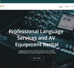 The Language Box website screenshot